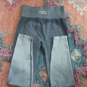 Pink seamless leggings size small